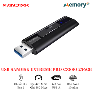 USB SanDisk Extreme Pro CZ880 256GB
