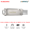 USB SanDisk Ultra Dual Drive Luxe Type-C 256GB