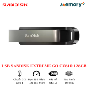 USB SanDisk Extreme Go CZ810 128GB