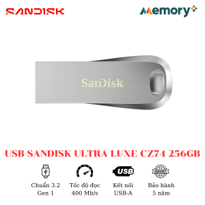 USB SanDisk Ultra Luxe CZ74 256GB