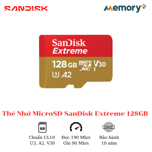 Thẻ Nhớ MicroSD SanDisk Extreme 128GB