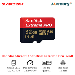 Thẻ Nhớ MicroSD SanDisk Extreme Pro 32GB