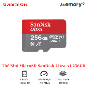 Thẻ Nhớ MicroSD SanDisk Ultra A1 256GB