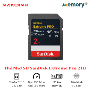 Thẻ Nhớ SD SanDisk Extreme Pro 2TB