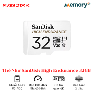 Thẻ Nhớ MicroSD SanDisk High Endurance 32GB