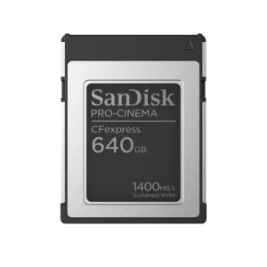 Thẻ nhớ SanDisk PRO-CINEMA CFexpress Type B - 640GB - SDCFEC-640G-GN4NN