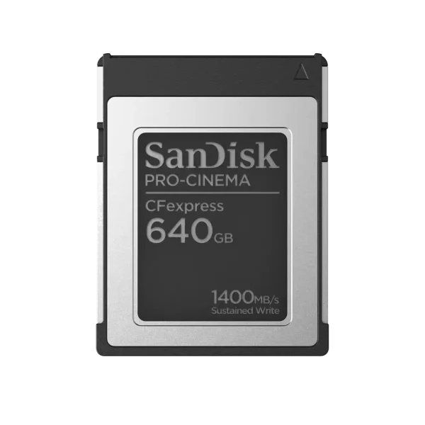 Thẻ nhớ SanDisk PRO-CINEMA CFexpress Type B - 640GB - SDCFEC-640G-GN4NN