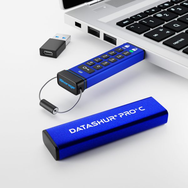 USB bảo mật iStorage datAshur PRO+C 512GB - Ảnh 3