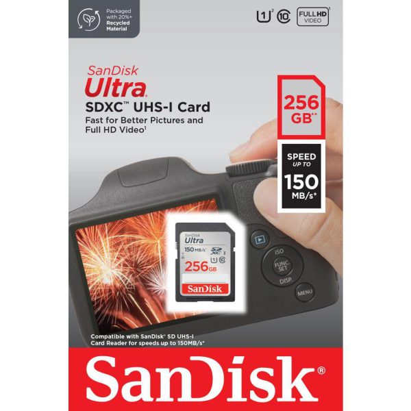 Thẻ nhớ SanDisk Ultra SDXC, SDUNC 256GB, SDSDUNC-256G-GN6IN - Hàng chính hãng - Ảnh 2