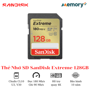 Thẻ Nhớ SD SanDisk Extreme 128GB
