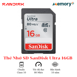 Thẻ Nhớ SD SanDisk Ultra 16GB