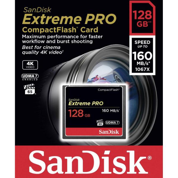 Thẻ nhớ SanDisk CF Extreme Pro 128GB - SDCFXPS-128G-X46 - Ảnh 3