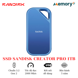 Ổ Cứng SSD SanDisk Creator Pro Portable 1TB