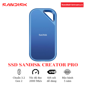 Ổ cứng SSD SanDisk Creator Pro Portable 4TB
