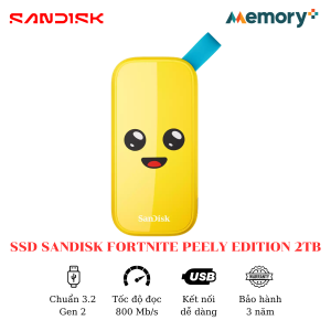 Ổ Cứng Di Động SSD SanDisk Fortnite Peely Edition 2TB