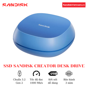 Ổ cứng SSD SanDisk Creator Desk Drive 8TB