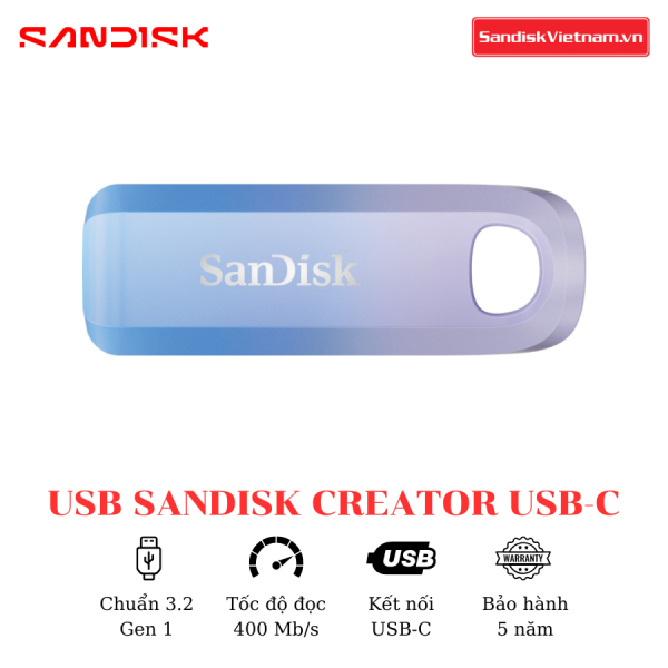 USB Sandisk Creator USB-C 1TB - Ảnh 4