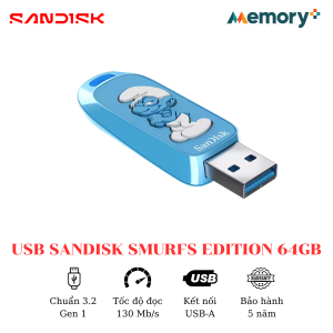 USB SanDisk Smurfs Edition 3.2 64GB