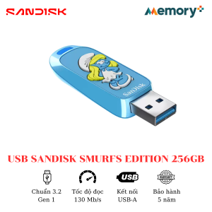 USB SanDisk Smurfs Edition 3.2 256GB