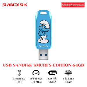 USB SanDisk Smurfs Edition 3.2 64GB