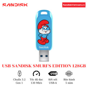 USB SanDisk Smurfs Edition 3.2 128GB