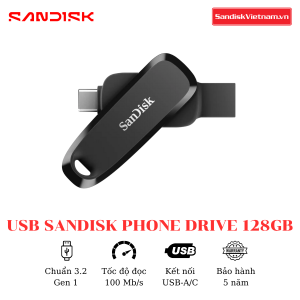 USB SanDisk Phone Drive For Android 128GB