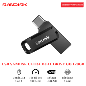 USB SanDisk Ultra Dual Drive Go 128GB