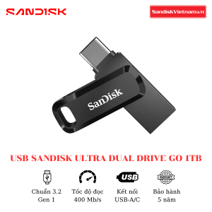 USB SanDisk Ultra Dual Drive Go 1TB