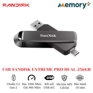 USB Sandisk Extreme Pro Dual Drive 256GB