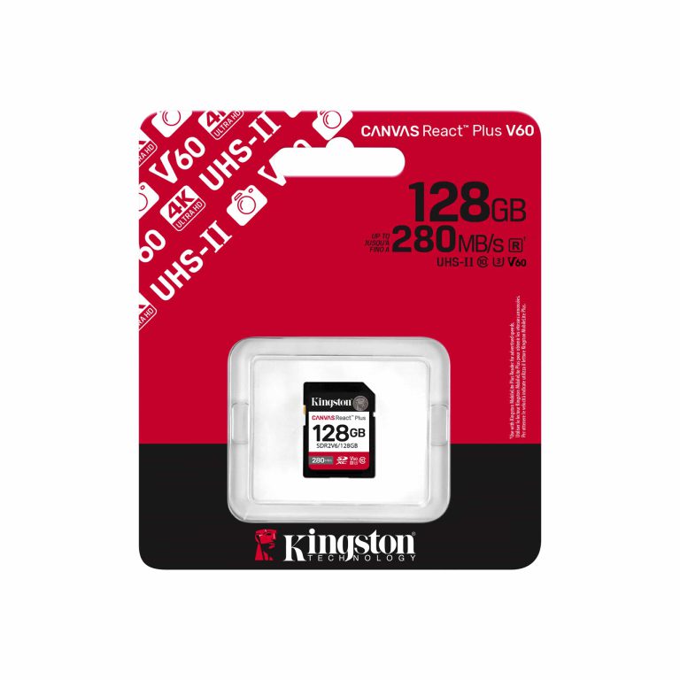Thẻ nhớ Kingston SD Canvas React Plus V60 128GB – SDR2V6/128GB - Ảnh 3