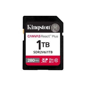 Thẻ nhớ Kingston SD Canvas React Plus V60 1TB – SDR2V6/1TB