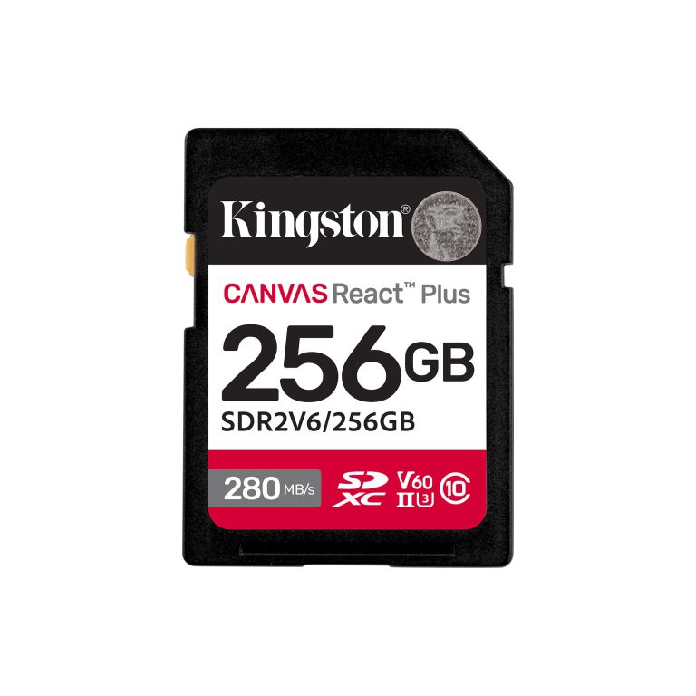 Thẻ nhớ Kingston SD Canvas React Plus V60 256GB – SDR2V6/256GB