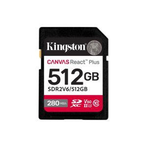 Thẻ nhớ Kingston SD Canvas React Plus V60 512GB – SDR2V6/512GB
