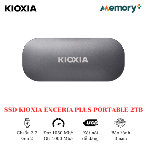 Ổ Cứng Di Động SSD Kioxia Exceria Plus Portable 2TB