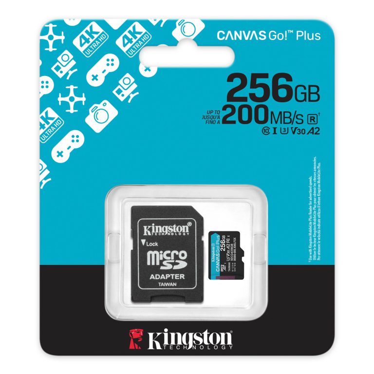 Thẻ nhớ Kingston MicroSD Canvas Go Plus 256GB Kèm Adapter - Ảnh 3