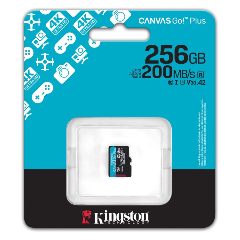 Thẻ nhớ Kingston MicroSD Canvas Go Plus 256GB - Ảnh 3