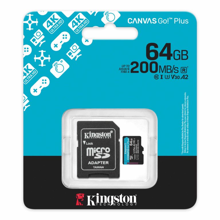 Thẻ nhớ Kingston MicroSD Canvas Go Plus 64GB Kèm Adapter - Ảnh 3