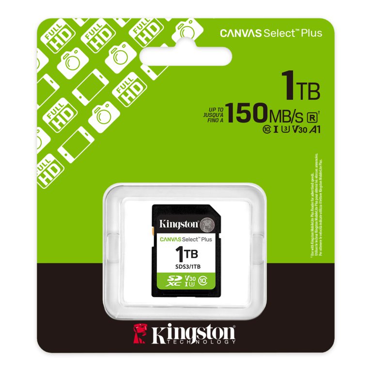 Thẻ nhớ Kingston SD Canvas Select Plus 1TB – SDS3/1TB - Ảnh 3