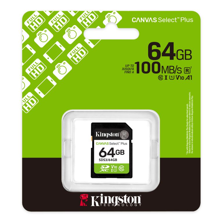 Thẻ nhớ Kingston SD Canvas Select Plus 64GB – SDS3/64GB - Ảnh 3