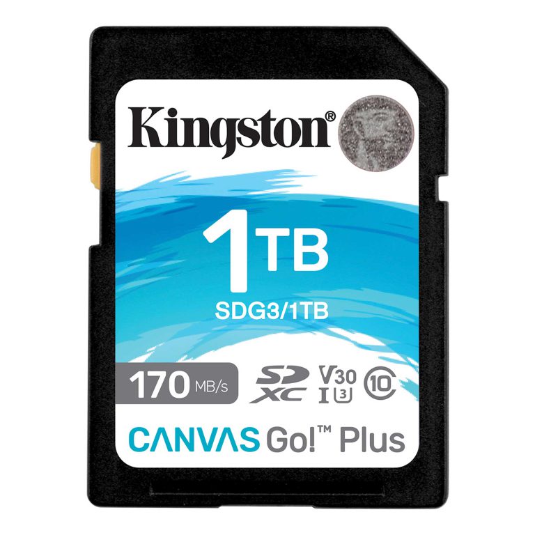 Thẻ nhớ Kingston SD Canvas Go Plus 1TB – SDG3/1TB