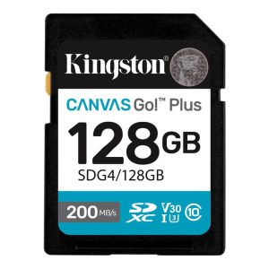 Thẻ nhớ Kingston SD Canvas Go Plus 128GB – SDG4/128GB