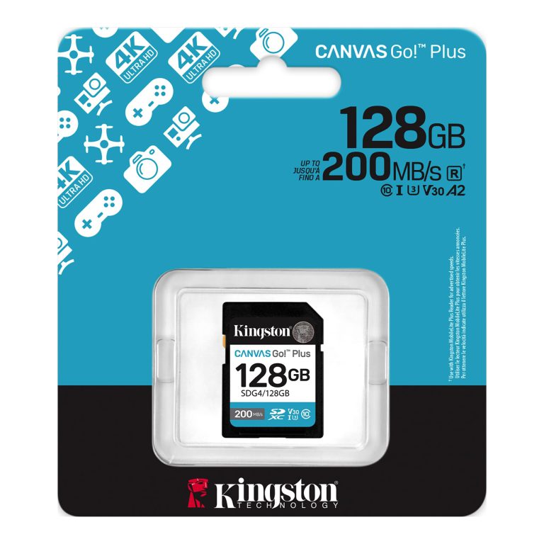 Thẻ nhớ Kingston SD Canvas Go Plus 128GB – SDG4/128GB - Ảnh 3