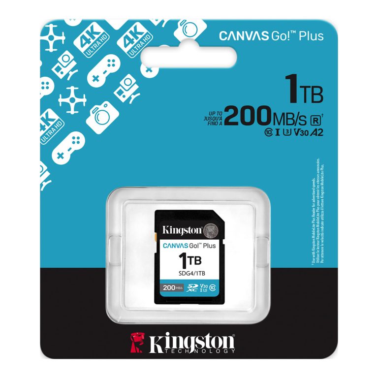Thẻ nhớ Kingston SD Canvas Go Plus 1TB – SDG4/1TB - Ảnh 3