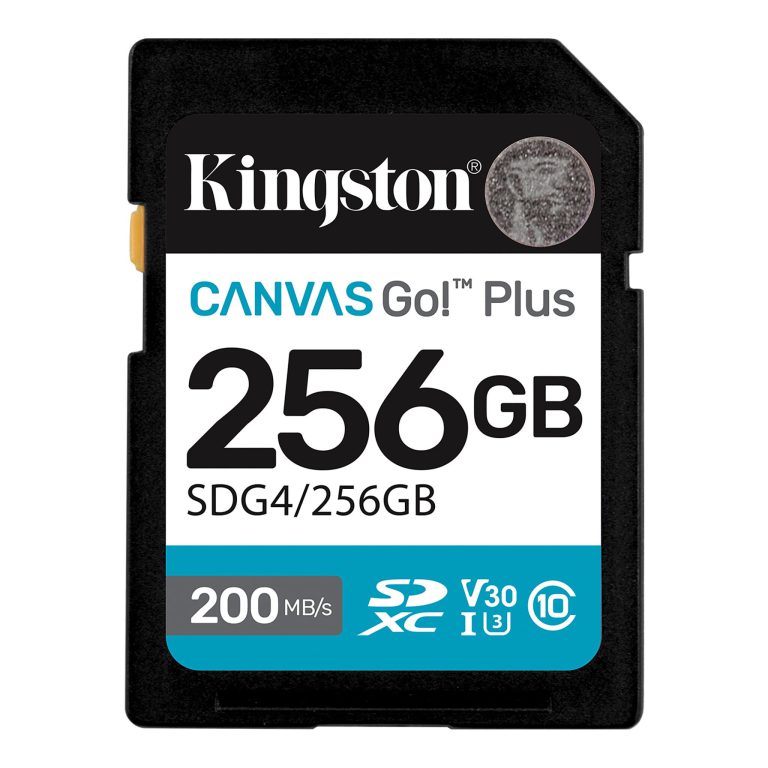 Thẻ nhớ Kingston SD Canvas Go Plus 256GB – SDG4/256GB