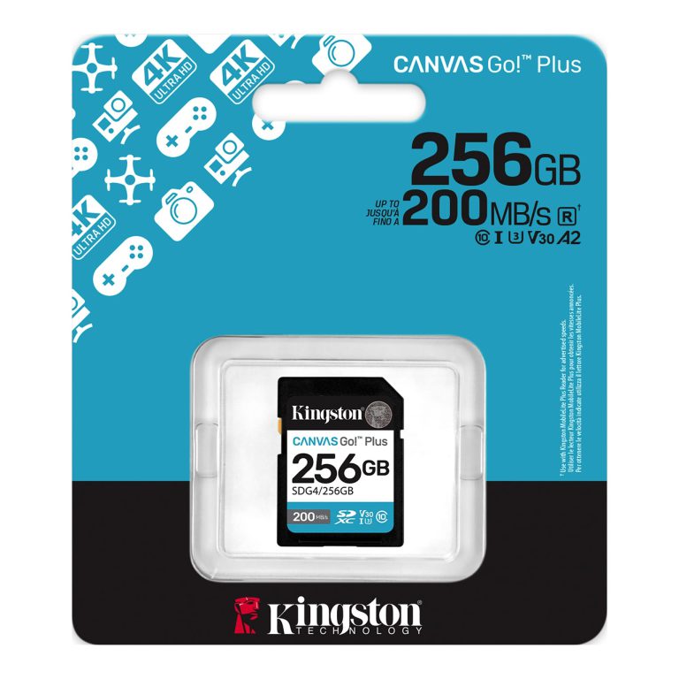 Thẻ nhớ Kingston SD Canvas Go Plus 256GB – SDG4/256GB - Ảnh 3