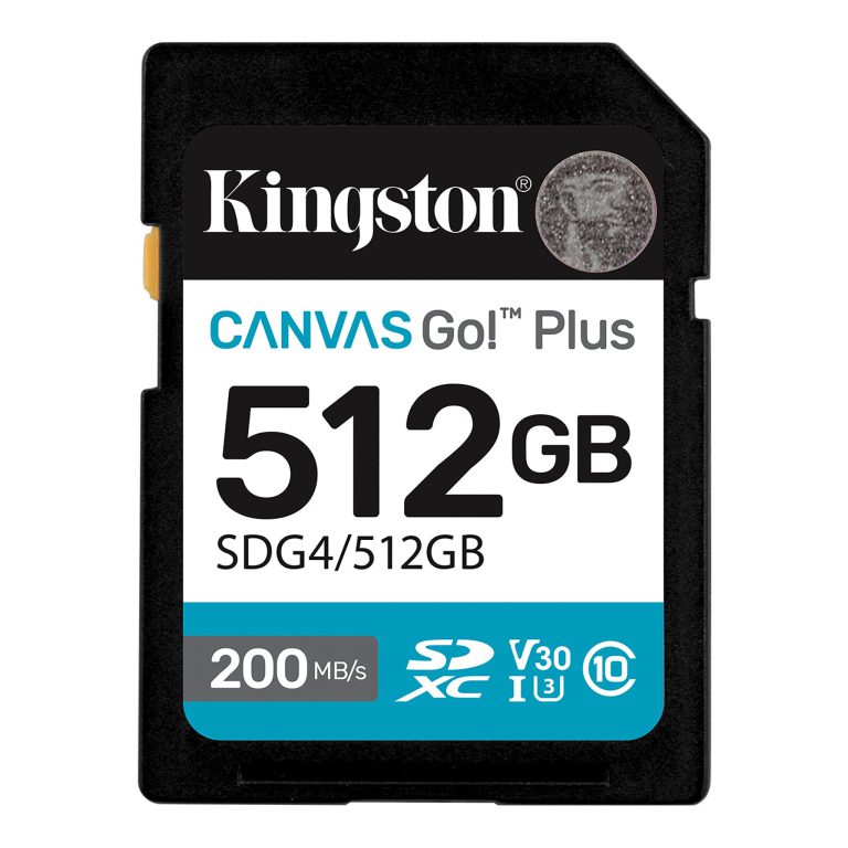 Thẻ nhớ Kingston SD Canvas Go Plus 512GB – SDG4/512GB
