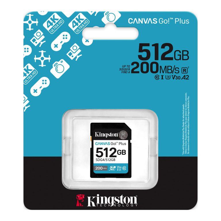 Thẻ nhớ Kingston SD Canvas Go Plus 512GB – SDG4/512GB - Ảnh 3