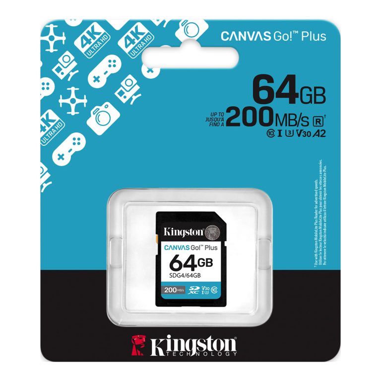 Thẻ nhớ Kingston SD Canvas Go Plus 64GB – SDG4/64GB - Ảnh 3
