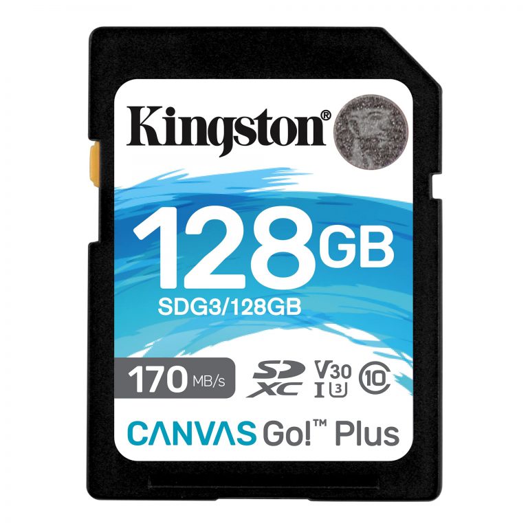 Thẻ nhớ Kingston SD Canvas Go Plus 128GB – SDG3/128GB