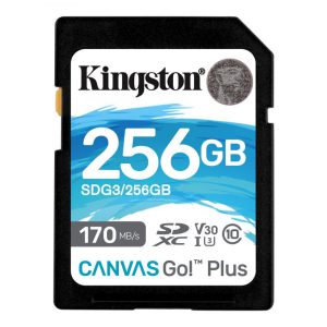 Thẻ nhớ Kingston SD Canvas Go Plus 256GB – SDG3/256GB